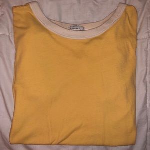 Forever 21 yellow tee